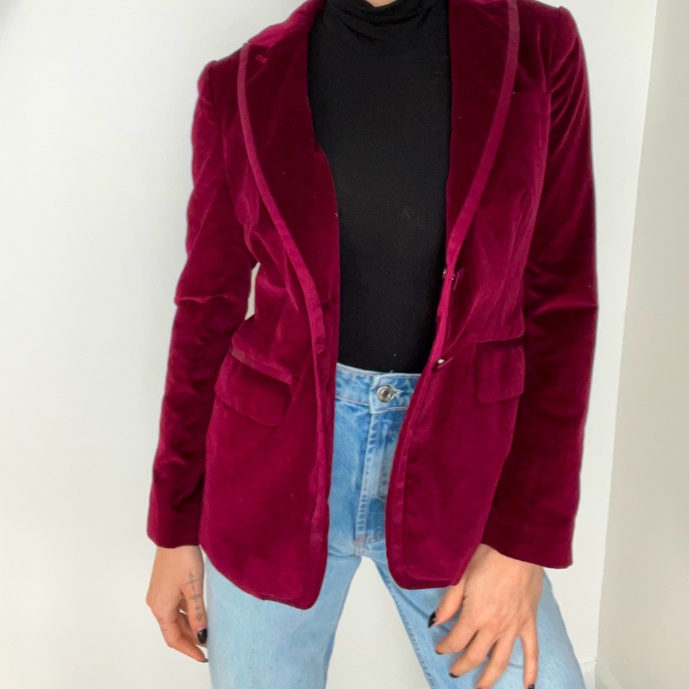 Tory Burch velvet blazer